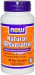 NOW: Natural Resveratrol Natural Resveratrol